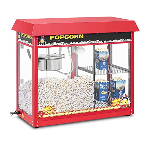 Royal Catering - RCPC 16E - Macchina per popcorn - vetrina riscaldata 1700W